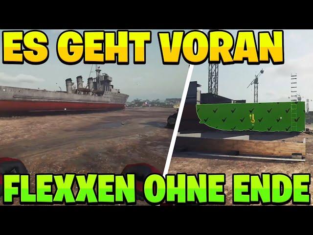 KRAN im Dauereinsatz und das Schiff schrumpft | Ship Graveyard Simulator 2 [Kriegsschiff DLC]