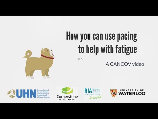 How you can use pacing to help with fatigue