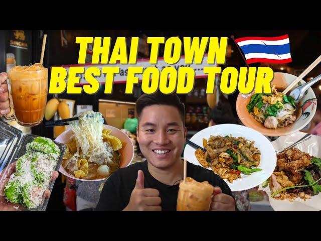 THAI TOWN FOOD TOUR | Must Try in Sydney - Boat Noodles, Pad Kee Mao, Tom Yum, Sticky Rice, Desserts