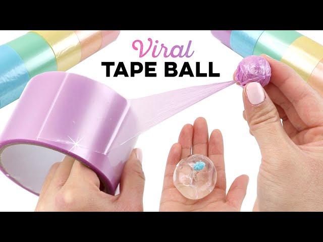 How to make viral TAPE BALLS! #asmr #diy #nanotape