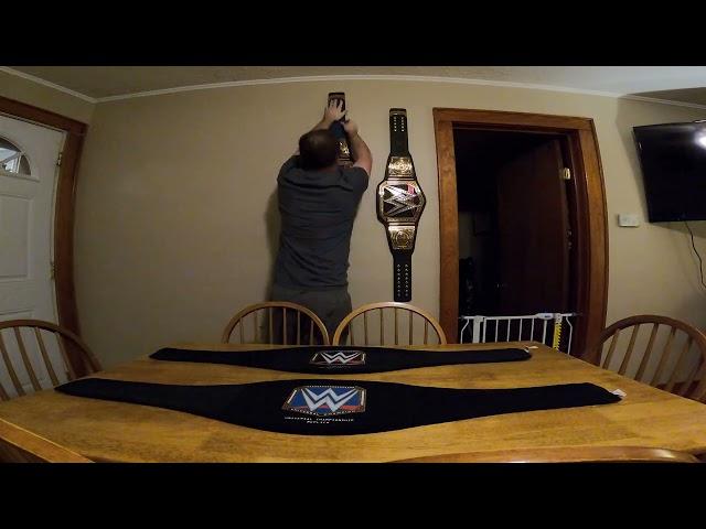 WWE Championship Title Hangers look great!