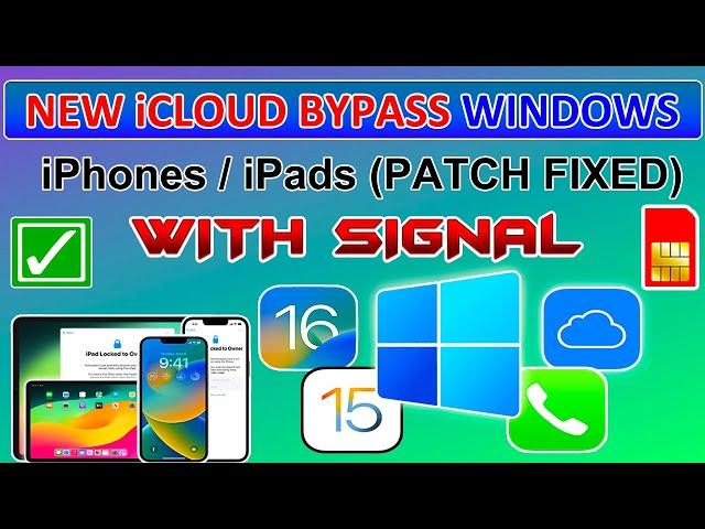  NEW Hfz iHello Windows UnTethered iCloud Bypass with Signal/Sim iPhone 6S-X/iPads iOS 17/16/15.8.3