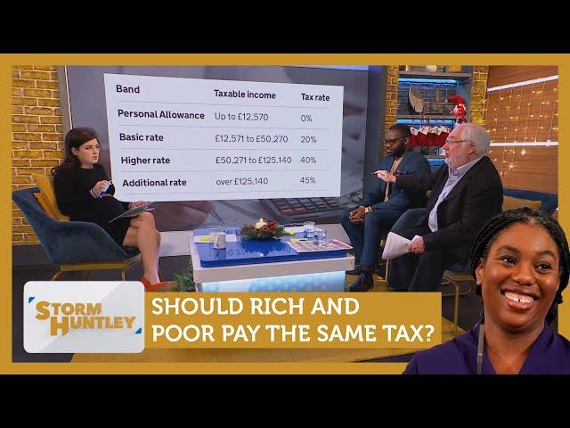 Should rich and poor pay the same tax? Feat. Mike Parry & JJ Anisiobi | Storm Huntley