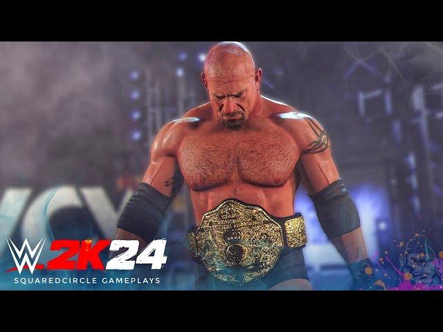 WWE 2K24 Goldberg Entrance w/ New Modded Championship | WWE 2K24 PC Mods