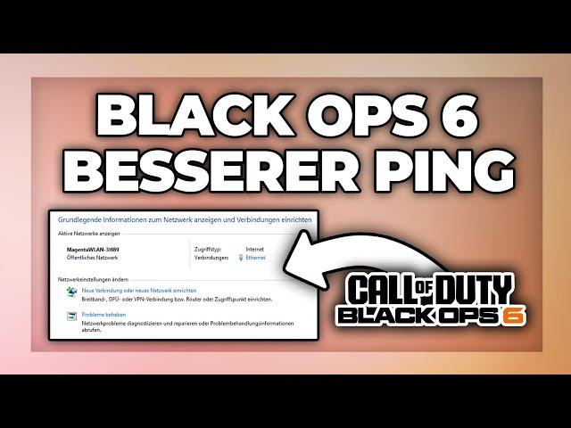 COD Black Ops 6 hoher Ping & Internet Probleme beheben - Tutorial