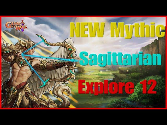 Gems of War New Mythic Sagittarian Explore 12 #gemsofwar #newmythic #crisp-purpose