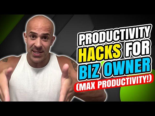 How To MAXIMIZE Productivity! (Productivity Hacks For ONLINE Business Owners!)