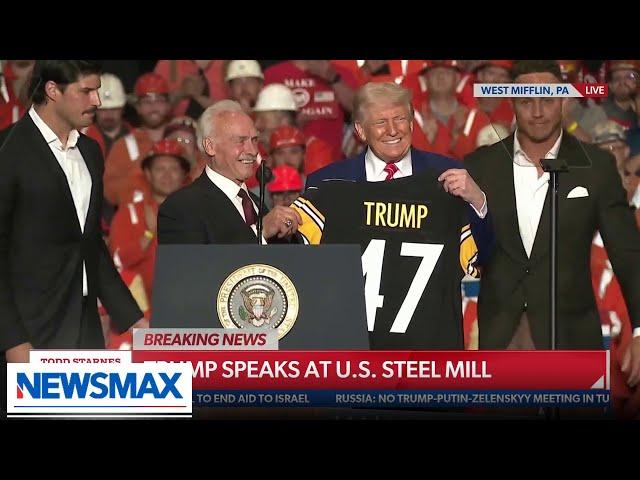 Trump meets with Pittsburgh Steelers legends, Quarterback