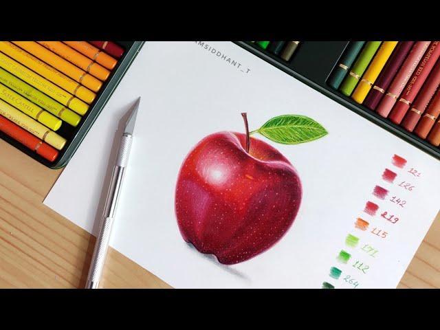 DRAWING AN APPLE! (Vertical video) | Siddhant's Artwork