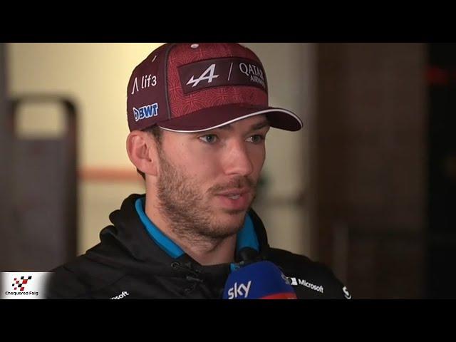 Pierre Gasly: We have been flying | Post Race Interview Qatar GP 2024