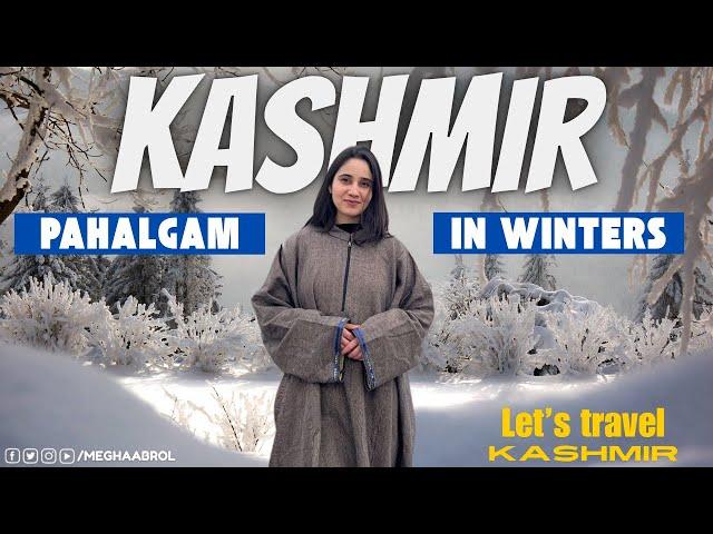 Pahalgam Tourist Place Kashmir | Kashmir in Winters | Megha Abrol Vlogs