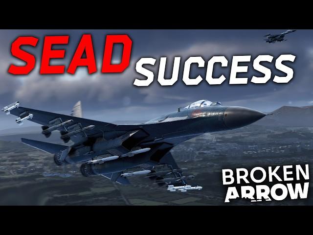 Air & SEAD Crumbles a Full Team (Gameplay Commentary) // Broken Arrow RU Gameplay