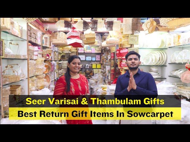 ️ Best Return Gift Items Shop In Sowcarpet | Baba Ramdev Novelty | Priya just know fashion