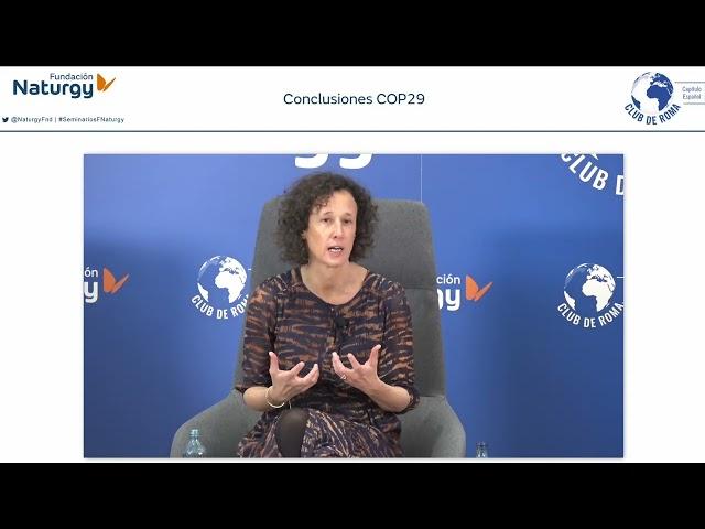 Webinar Conversaciones sobre Conclusiones COP29 Bakú