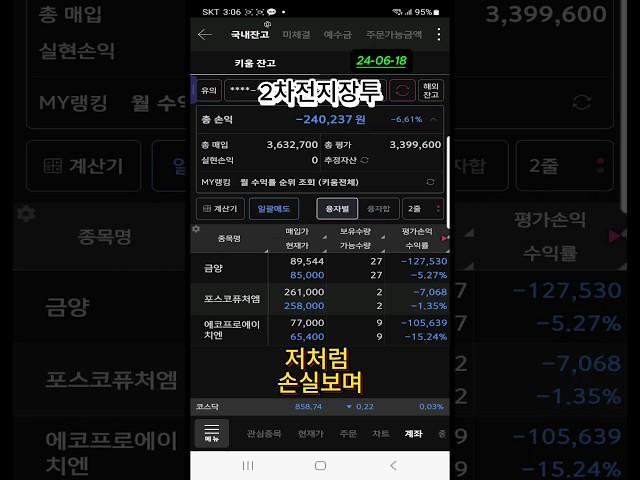2차전지장기투자#에코프로#포스코홀딩스#공매도#금투세#한미반도체#배터리아저씨