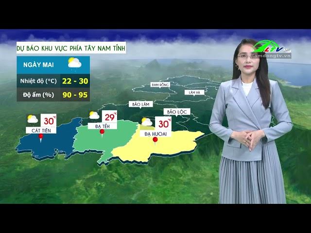 Dự báo thời tiết ngày 16/07/2024 | Lâm Đồng TV