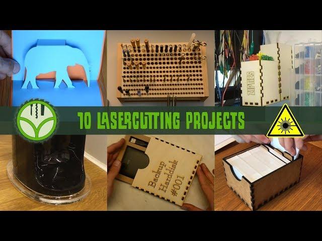 10 projects for the laser cutter