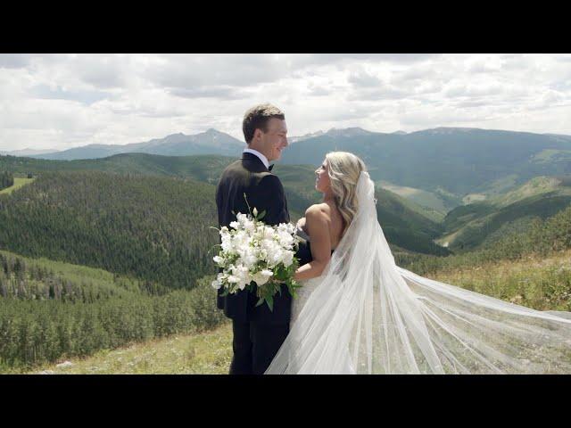 Mountain View FIRST LOOK and a Beautiful Four Seasons wedding in Vail, Colorado