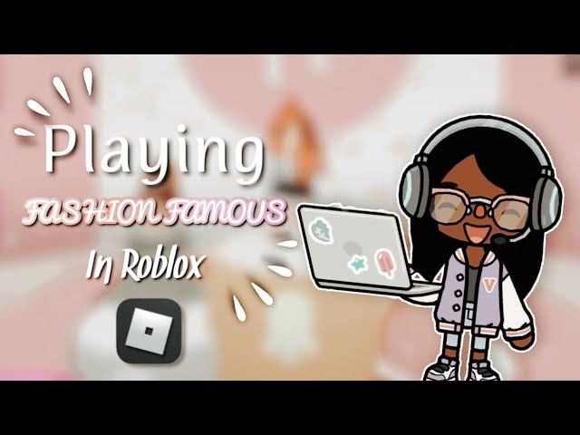 PLAYING FASHION FAMOUS IN ROBLOX! l Itz Toca Naomi l Roblox l