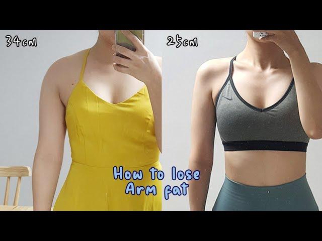 How to Lose Arm Fat At Home / -12kg At Home Workout Recommendation / Losing Boob Fat