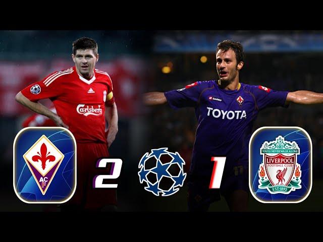 "Gilardino️" leads Fiorentina to comeback against Liverpool at "Anfield"  Champions League 09/10