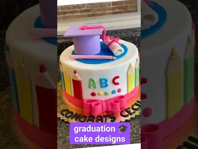 Preschool graduation  cake designs #shortvideo