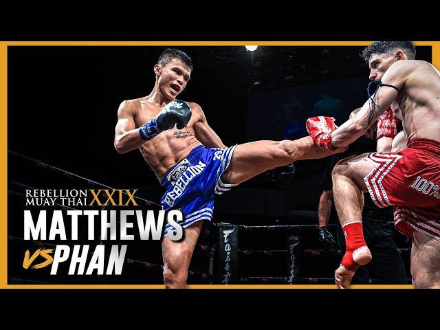 Rebellion Muaythai 29: Jack Matthews vs Van Phan