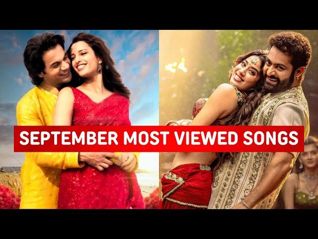 September 2024 Most Viewed Indian Songs | Top 25 Bollywood Hindi Songs Of September 2024