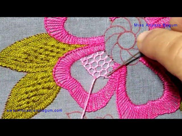 Classical Hand Embroidery for Beginners at Home, Easy method of Embroidery, Catchy  Embroidery-286