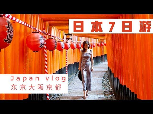 Japan Vlog 【日本7日游】东京 + 京都 + 大阪 | 吃、住、购物 全攻略 | 环球影城 | 和牛 | 药妆