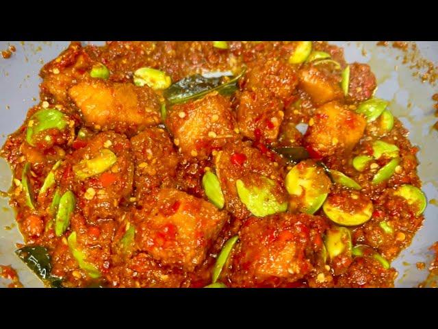 Sambal Ikan Asin Jambal Pete Mantab