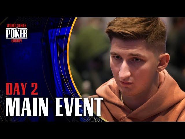 #WSOPE 2024 NLH MAIN EVENT | DAY 2 | BRACELET EVENT #13