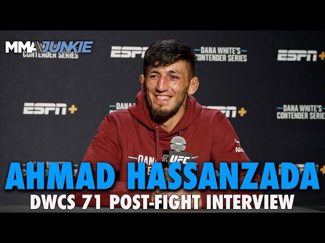 Ahmad Hassanzada Ready for Biggest UFC Challenges: 'I Don't Fear Anything' | DWCS 72