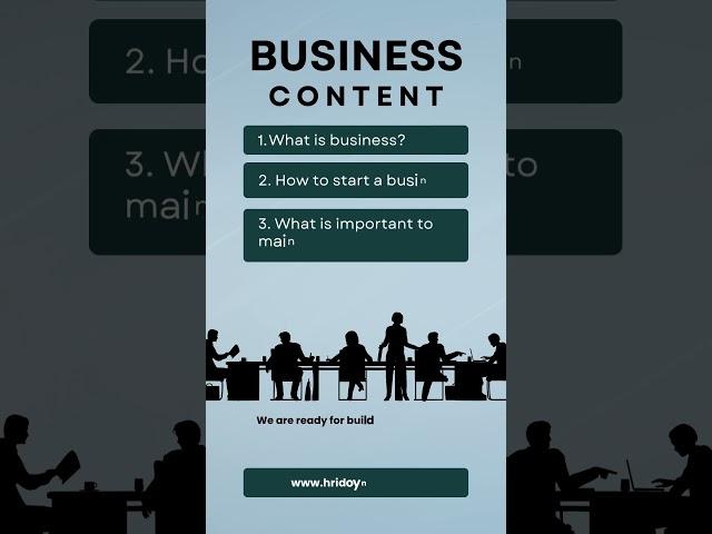 Business Content  #technology #tech #website #hridoynotes  #business