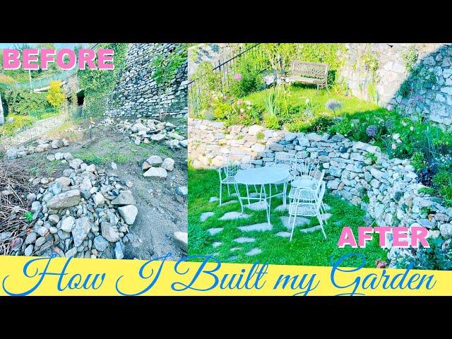 How i built a DREAM GARDEN with no budget/ Gardening on lake Como