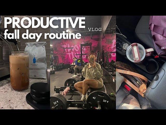 a *productive* fall day in my life vlog