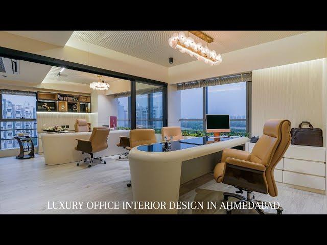 Luxury Office Interior Design In Ahmedabad #officeinteriors