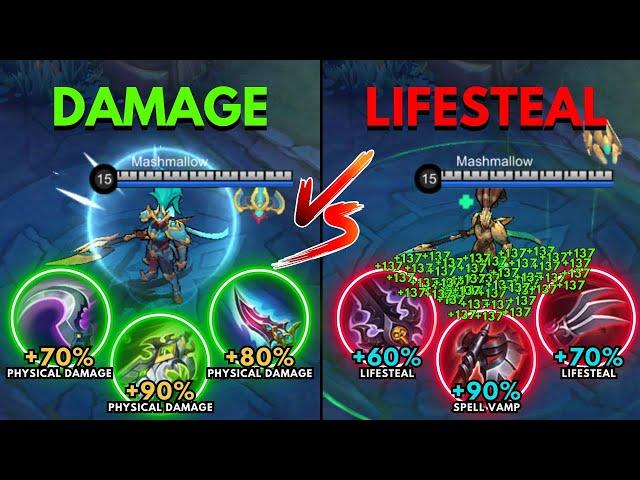 Alpha Damage Build vs Alpha Lifesteal Build