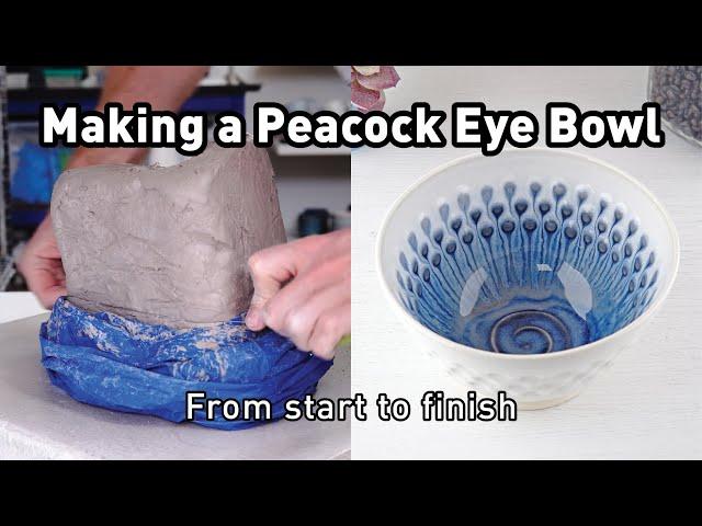 Making a Peacock Eye Bowl - Full Process