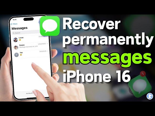 How to recover permanently deleted messages on iPhone 16 | without backup