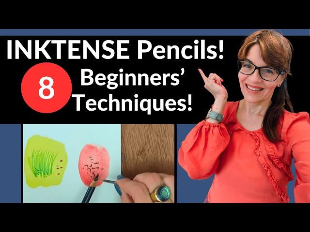 8 EASY Inktense Pencils Techniques - Beginner Friendly!