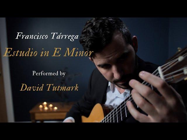 Francisco Tárrega  - Estudio in E Minor