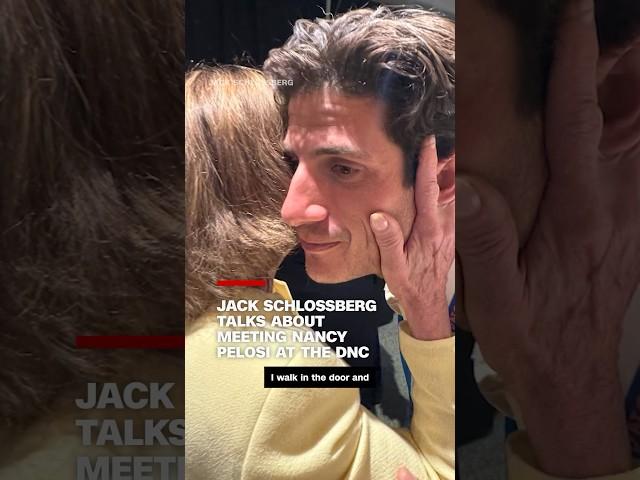 Jack Schlossberg talks about meeting Nancy Pelosi at the DNC