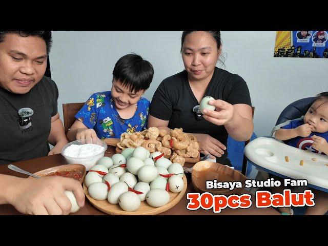 30 pirasong Balut Mukbang | Bisaya Studio Fam