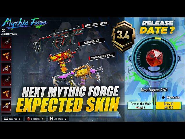 Next Mythic Forge Upgradable Skins | Expected Skin in 3.4 Update | Galadria X-Suit  |PUBGM