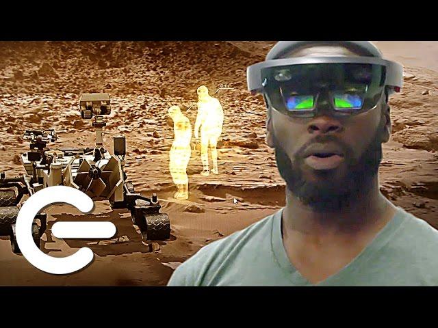 NASA's Mars Hololens Demo - The Gadget Show