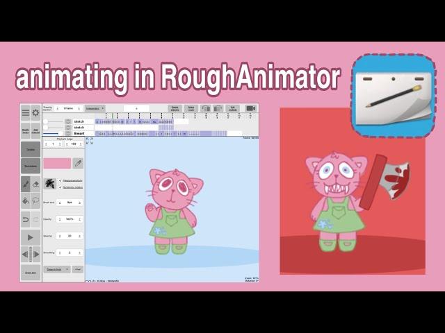 Animating in RoughAnimator | Animation Process | Long awaited!! | Nora Draws