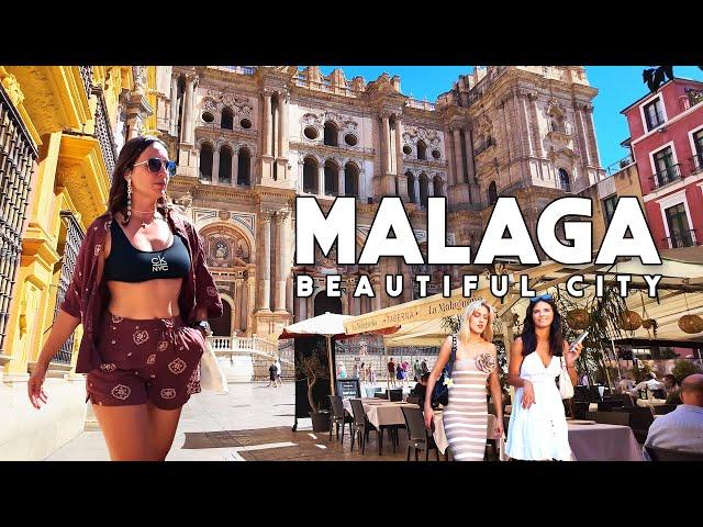 Malaga City Spain Beautiful City October 2024 Update Walking Tour Costa del Sol | Andalucía [4K]