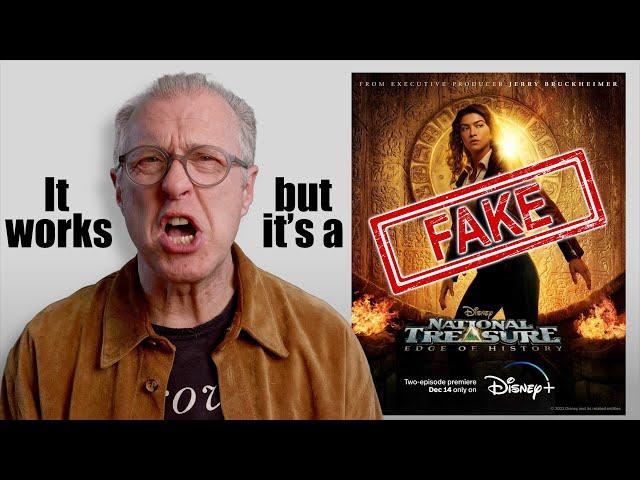 Disney+ National Treasure is a FAKE! But it works.