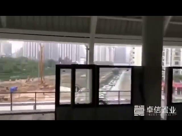 珠海地鐵二樓實拍：拱北-十字門-橫琴，珠海地鐵開通後交通越來越方便。珠海的天空非常漂亮[強][強]，歡迎您加入到珠海這個美麗的城市居住。